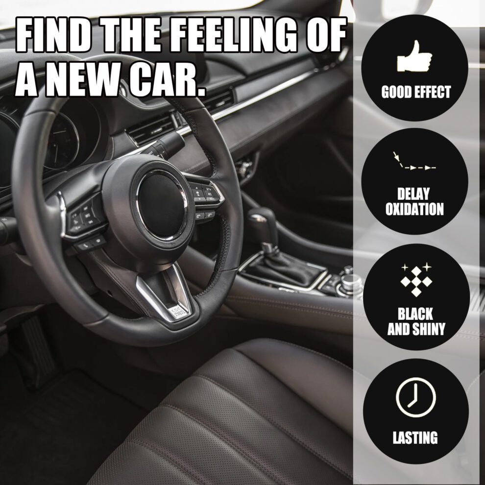 Natural Car Plastic Care: Restore Fresh Shine & Protect Interior - Image 2