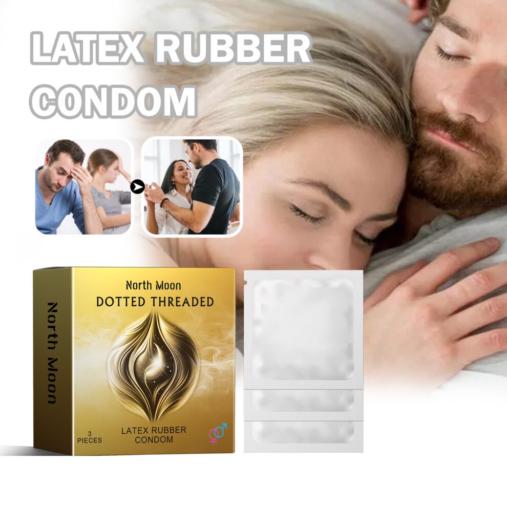North Moon Latex Condom, Natural Couple Intimacy Care - Image 2