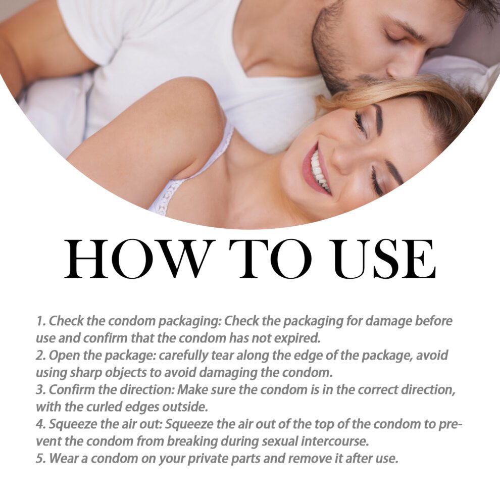 North Moon Latex Condom, Natural Couple Intimacy Care - Image 6