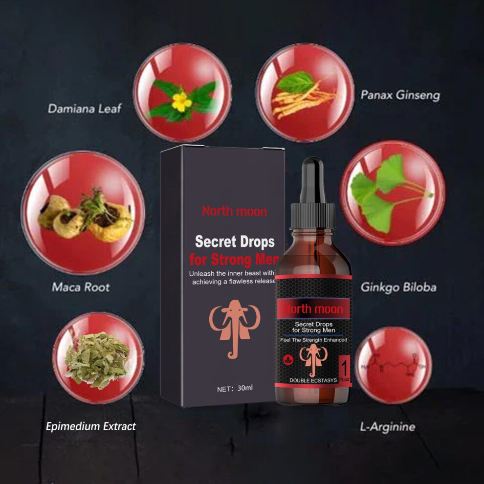 North Moon Men's Daily Care Secret Drops - Natural Nourishing Essential Oil - Image 5