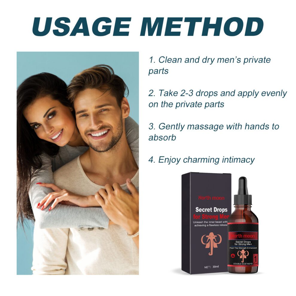 North Moon Men's Daily Care Secret Drops - Natural Nourishing Essential Oil - Image 6