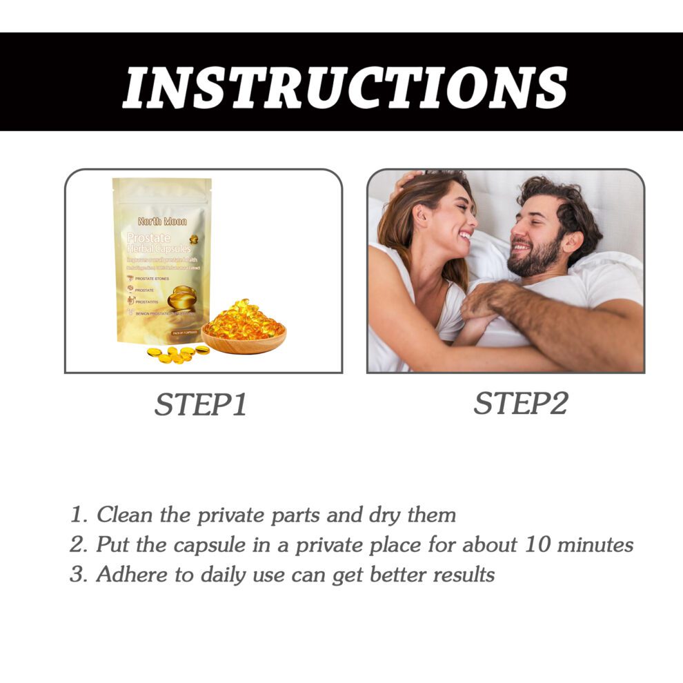 North Moon Natural Prostate Care Capsules: Gentle Daily Support for Men - Image 6