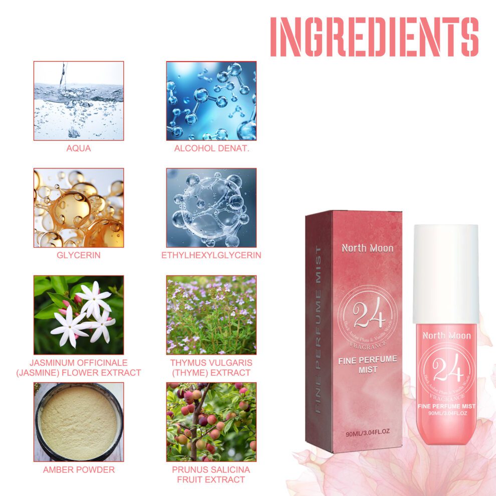 North Moon Women's Perfume Spray: Fresh Natural Fragrance, Daily Charm - Image 5