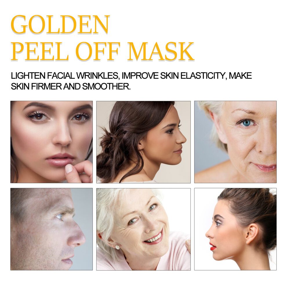 OUHOE 24K Gold Peel Mask - Gentle Daily Care for Glowing Skin - Image 3
