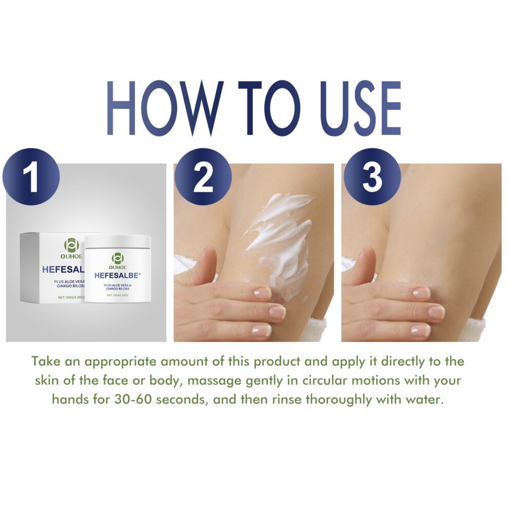 OUHOE Aloe Vera & Ginkgo Daily Cream - Gentle Nourish & Smooth Skin - Image 6