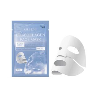 OUHOE Bio-Collagen Daily Glow Mask - Natural Hydration, Smooth Skin