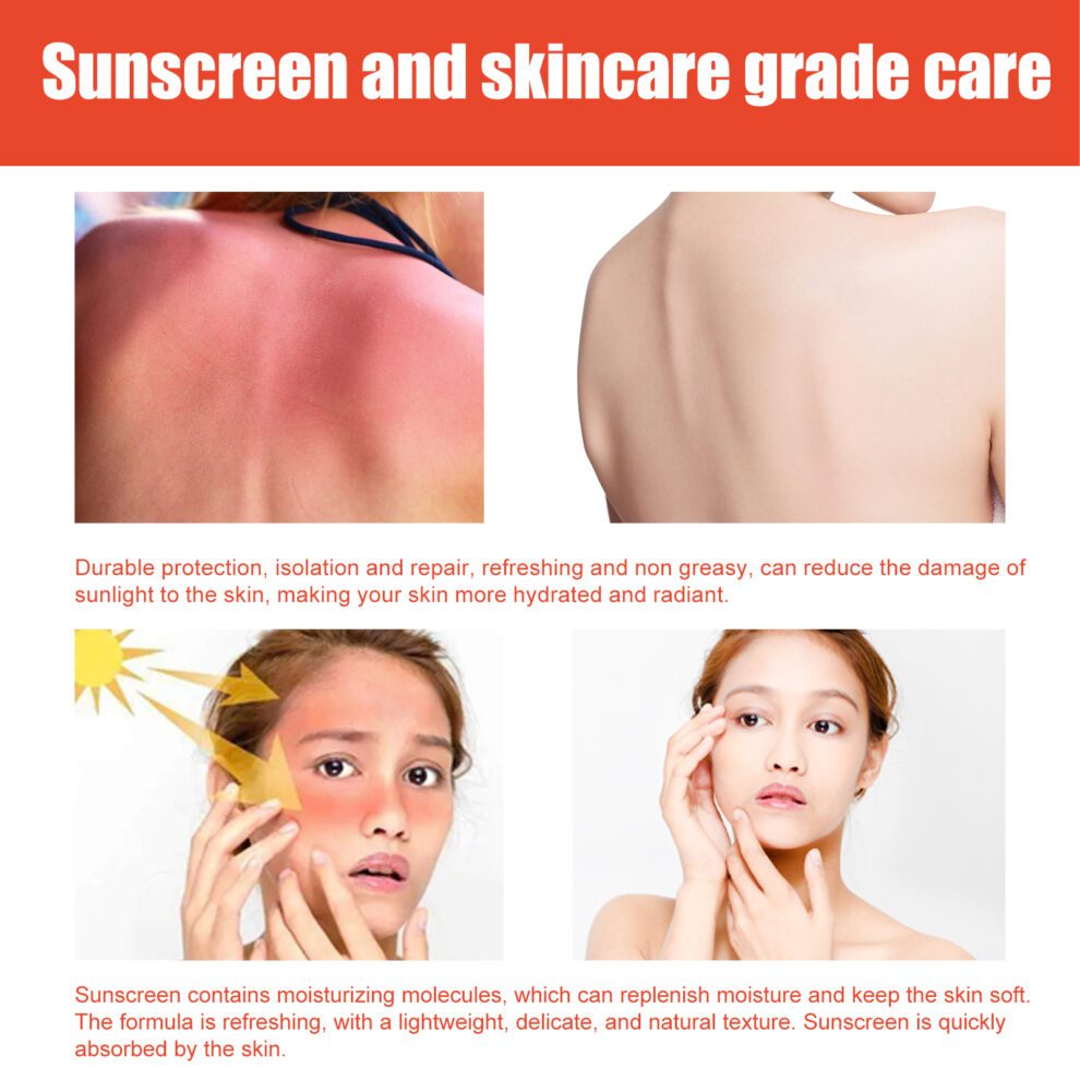 OUHOE Daily Care Cream - Natural, Refreshing Sun Care for Glow - Image 4