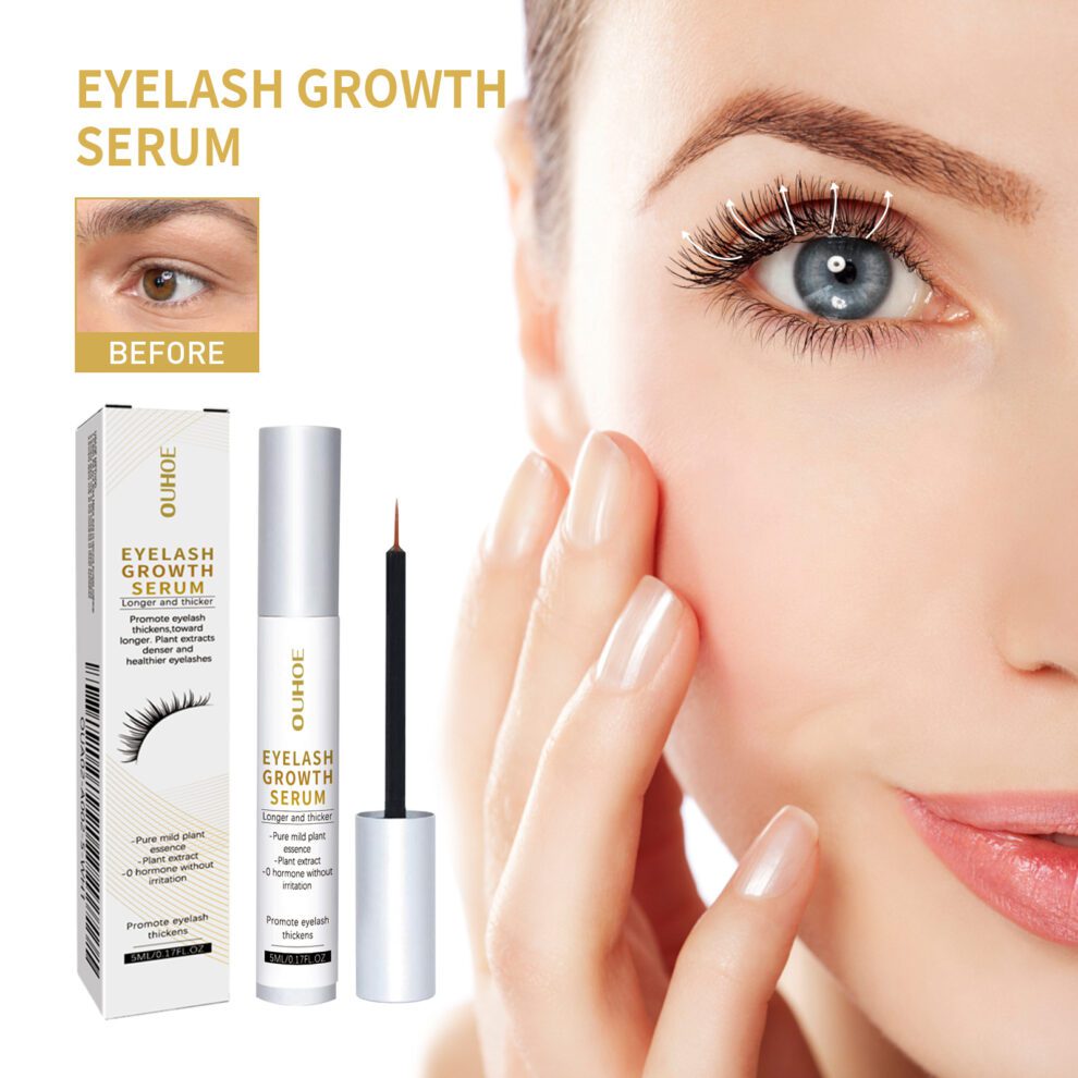 OUHOE Daily Eyelash Balm: Natural Moisture for Lush, Curled Lashes - Image 2