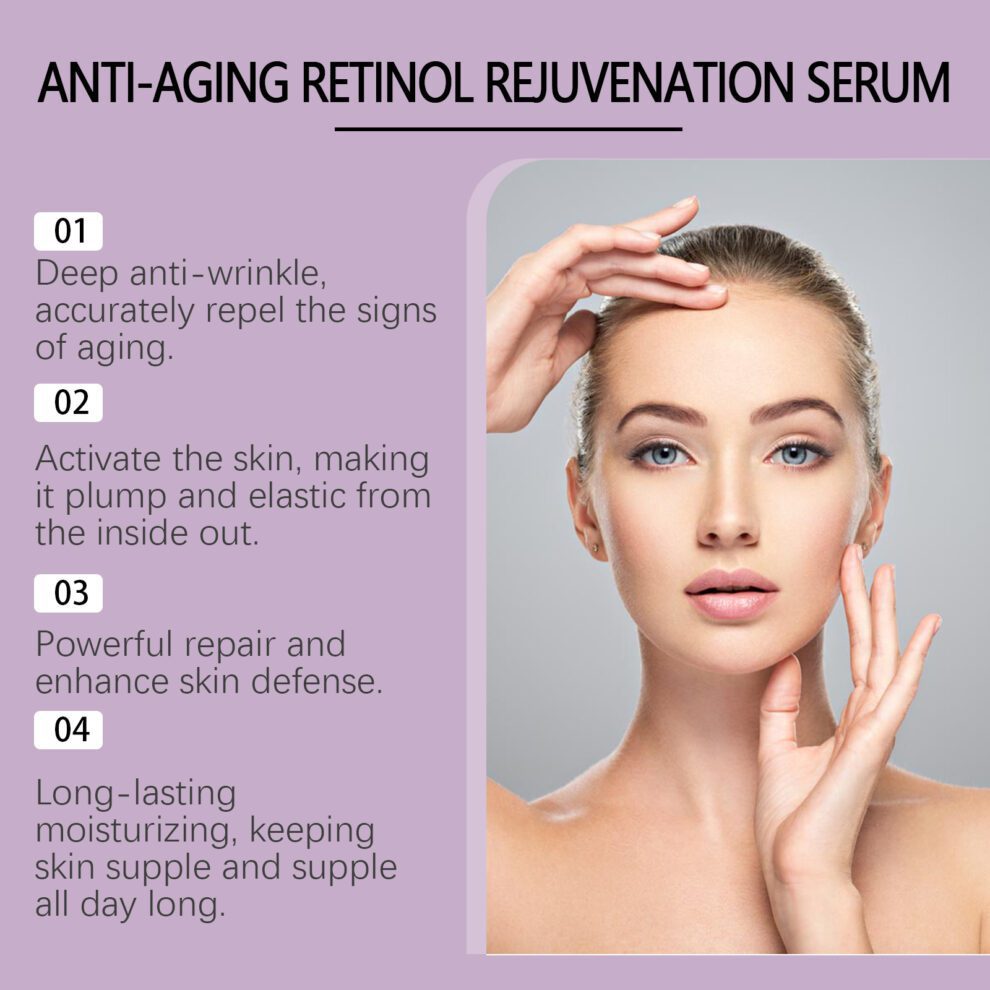 OUHOE Daily Glow Retinol Serum - Hydrate & Smooth Skin Care - Image 4