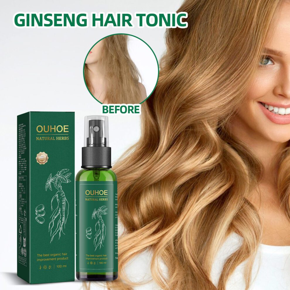 OUHOE Ginseng Hair Nourish Spray - Daily Care for Silky, Healthy Hair - Image 2