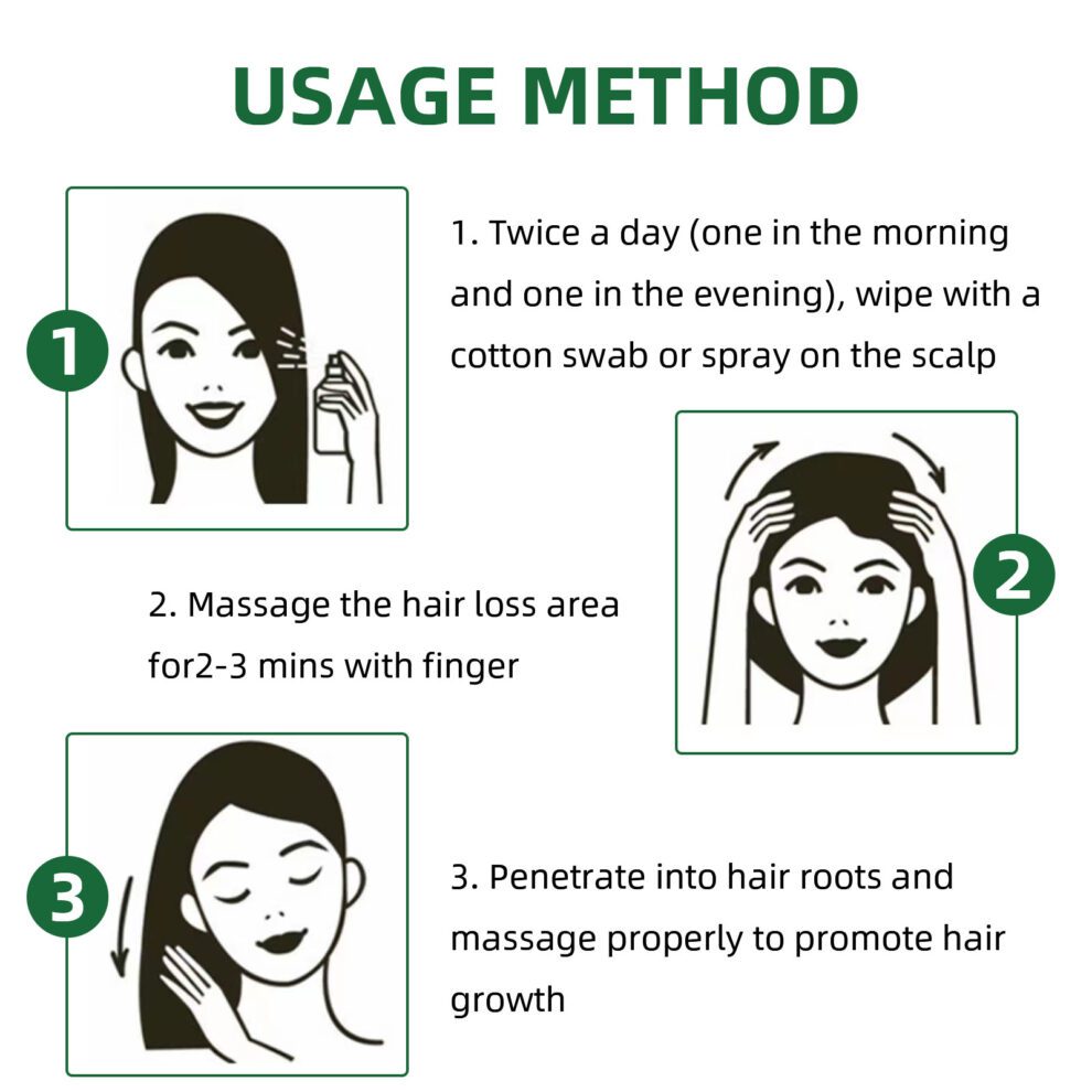 OUHOE Ginseng Hair Nourish Spray - Daily Care for Silky, Healthy Hair - Image 6