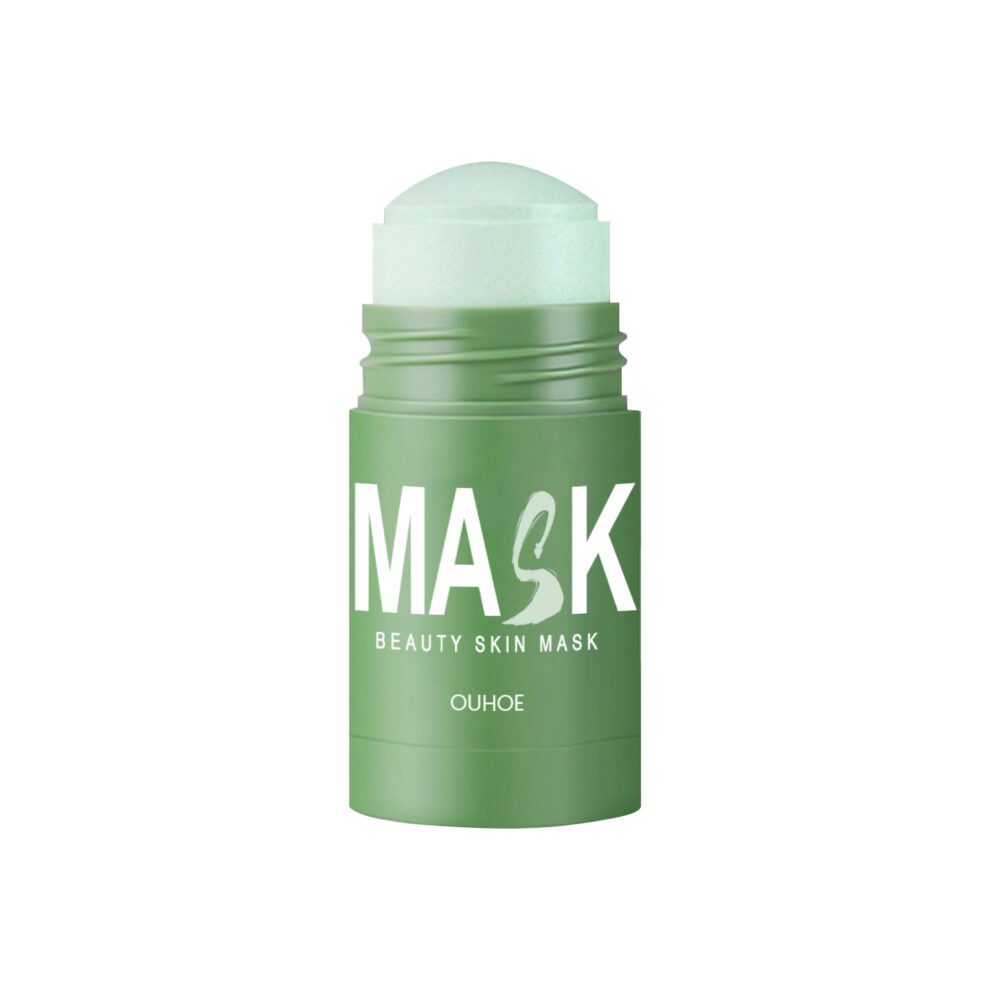 OUHOE Green Tea Mask Stick - Natural Daily Care for Soft, Shiny Skin
