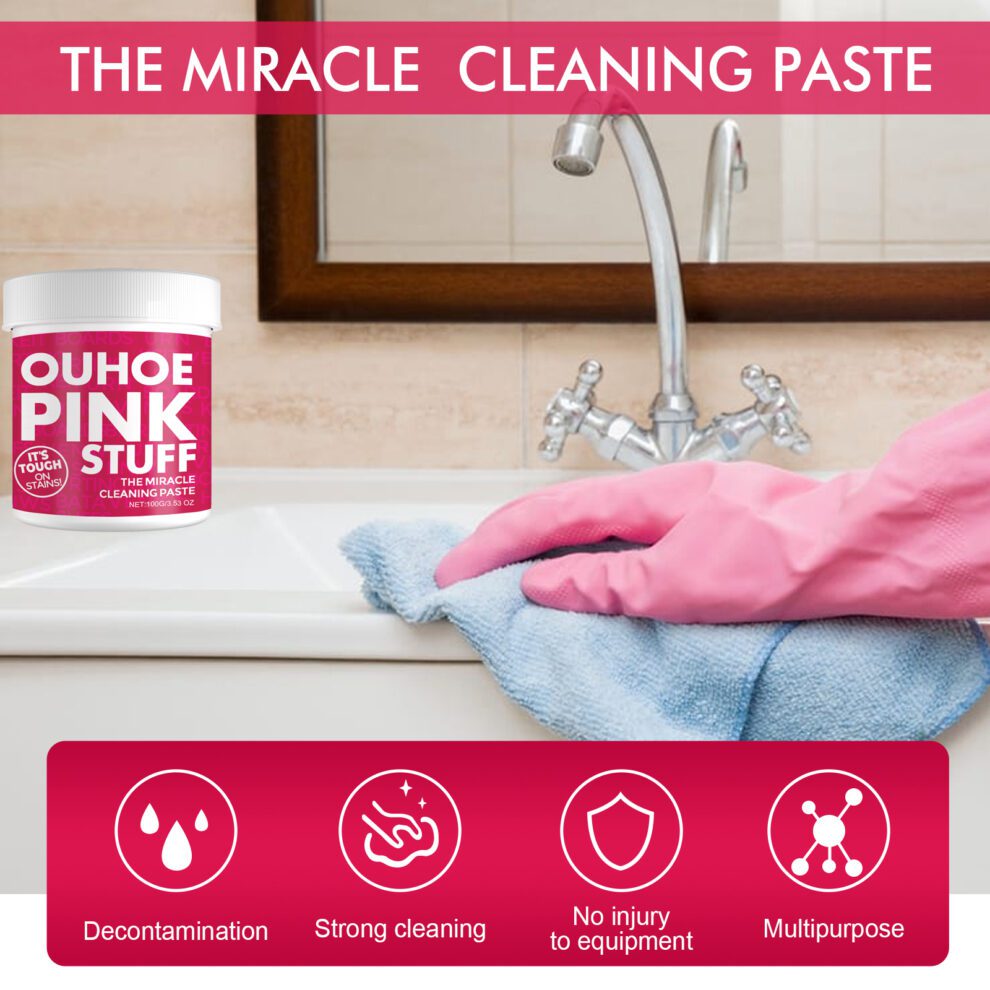 OUHOE Home Gentle Natural Cleaning Powder – Fresh Kitchen Care Daily - Image 3
