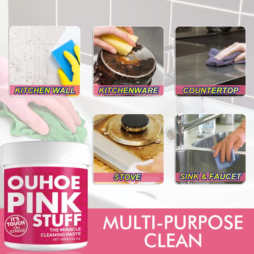 OUHOE Home Gentle Natural Cleaning Powder – Fresh Kitchen Care Daily - Image 4