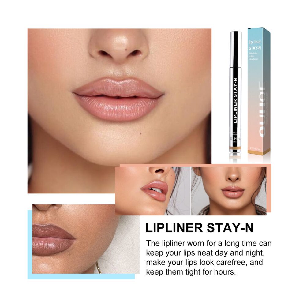 OUHOE Lip Liner (Light Brown) – Natural Daily Care for Soft Lips - Image 3