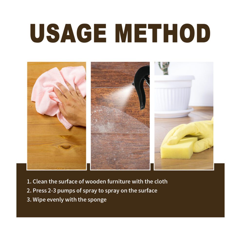OUHOE Natural Beeswax Spray – Gentle Daily Care for Furniture & Floors - Image 6