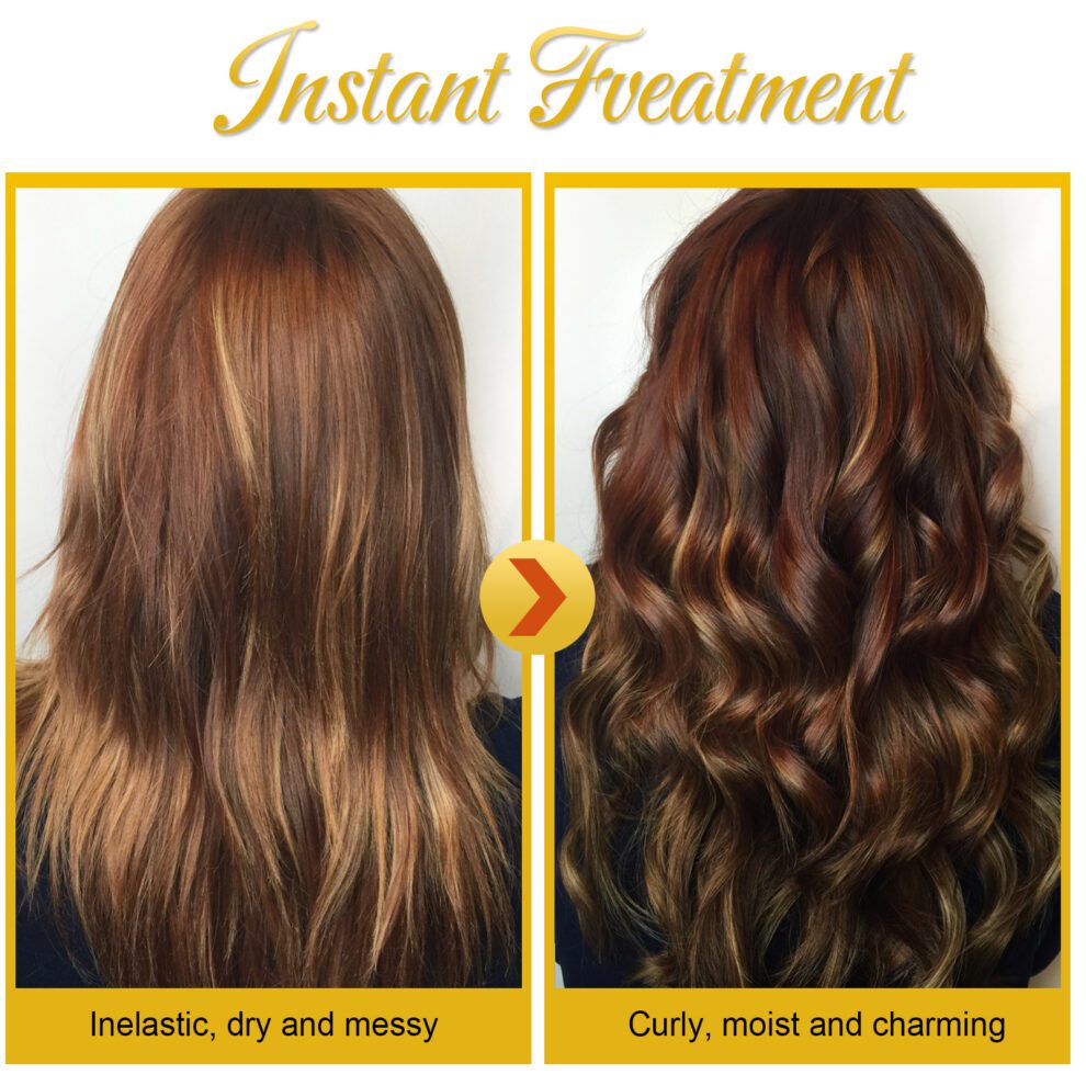 OUHOE Natural Fluffy Hair Styling Essence - Gentle Daily Care - Image 3