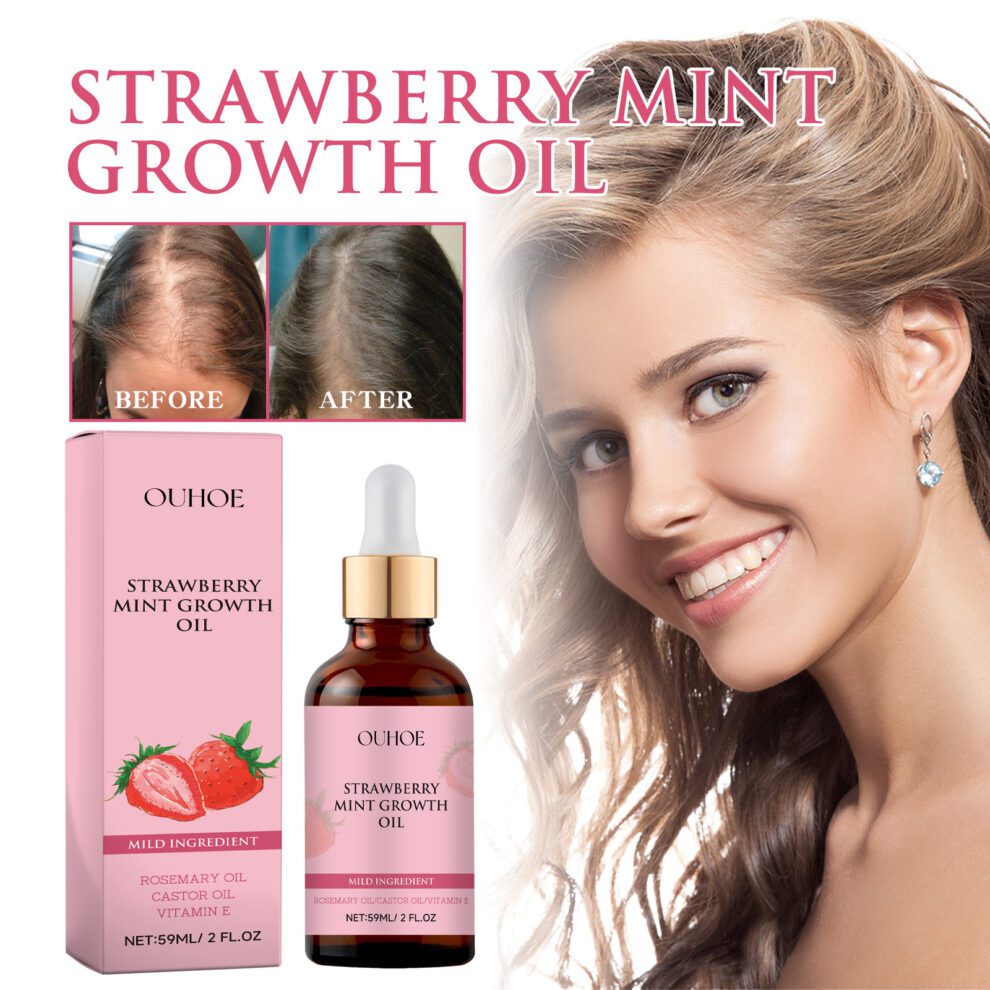 OUHOE Natural Hair Oil: Tame Frizz, Smooth Shine, Gentle Daily Care - Image 4