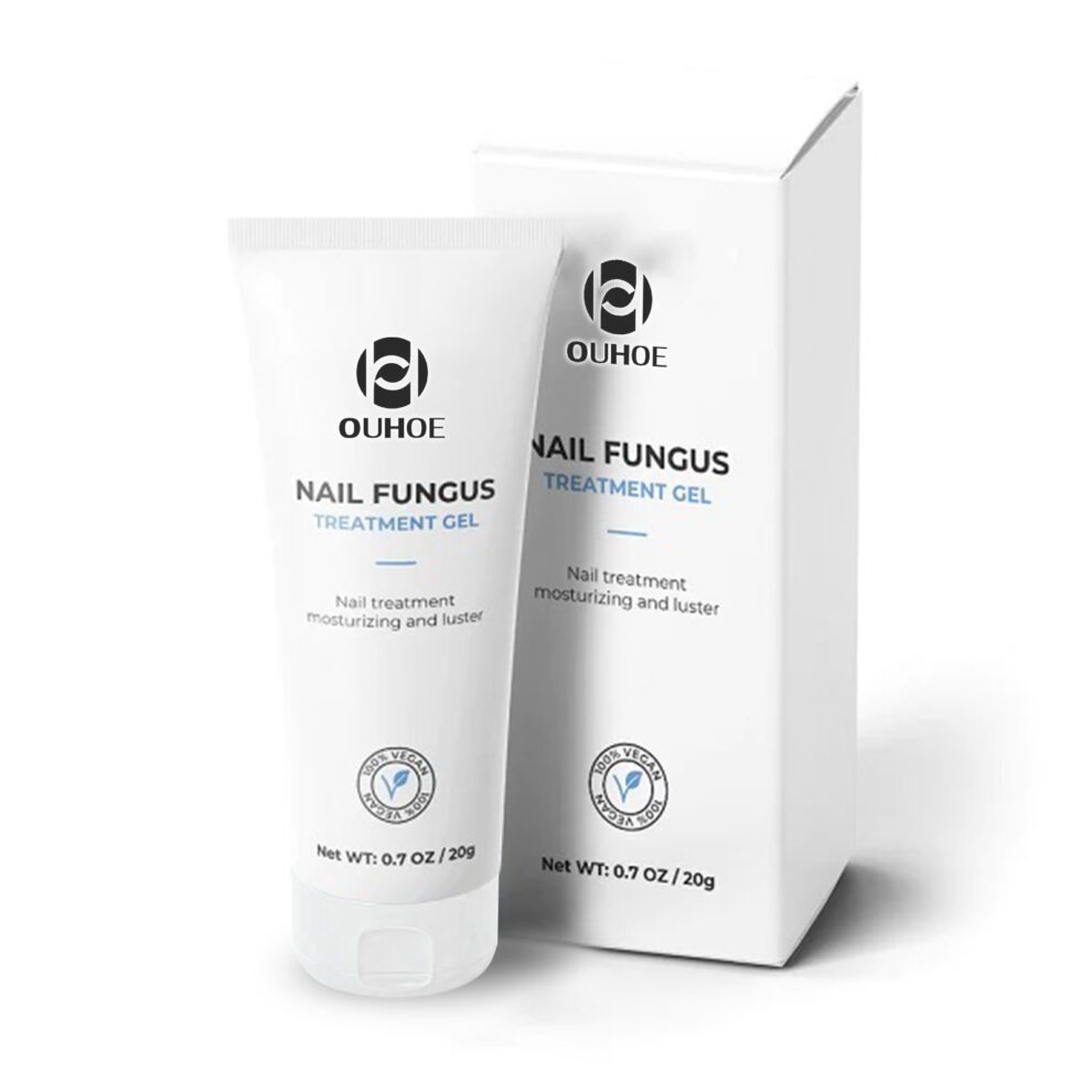 OUHOE Natural Nail Care Gel - Gentle Daily Care for Soft Shiny Nails