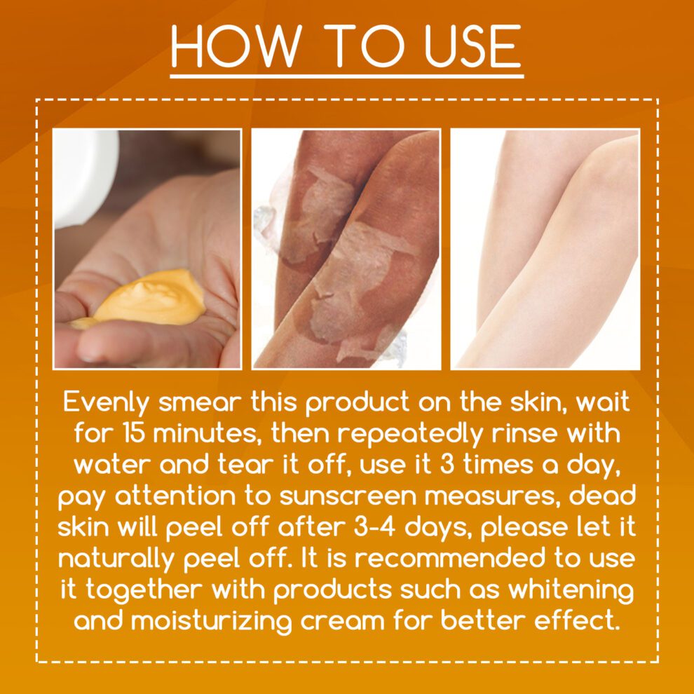 OUHOE Natural Orange Peel Body Lotion - Daily Glow & Moisturize - Image 5