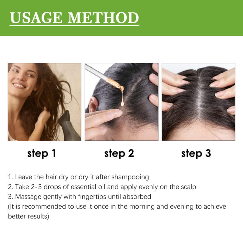 OUHOE Rosemary Hair Oil - Gentle Daily Care for Shiny, Healthy Tresses - Image 6