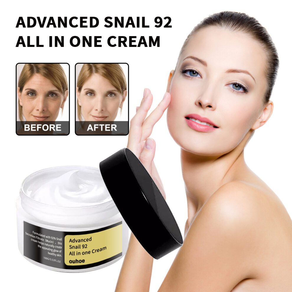 OUHOE Snail Cream - Gentle Daily Care for Soft, Glowing Skin - Image 3