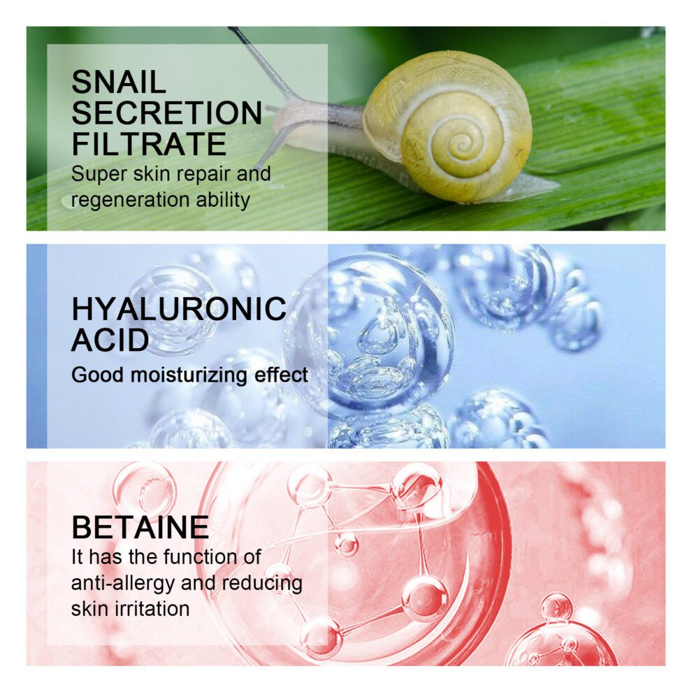 OUHOE Snail Cream - Gentle Daily Care for Soft, Glowing Skin - Image 6