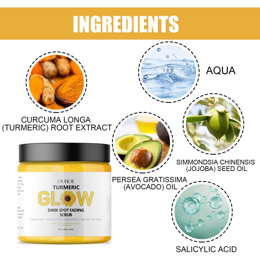 OUHOE Turmeric Daily Care Set – Natural Hydration for Soft, Glowing Skin - Image 2