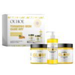 OUHOE Turmeric Daily Care Set – Natural Hydration for Soft, Glowing Skin