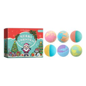 OceAura Christmas Bath Bomb - Fragrant Natural Plant Daily Care Delight