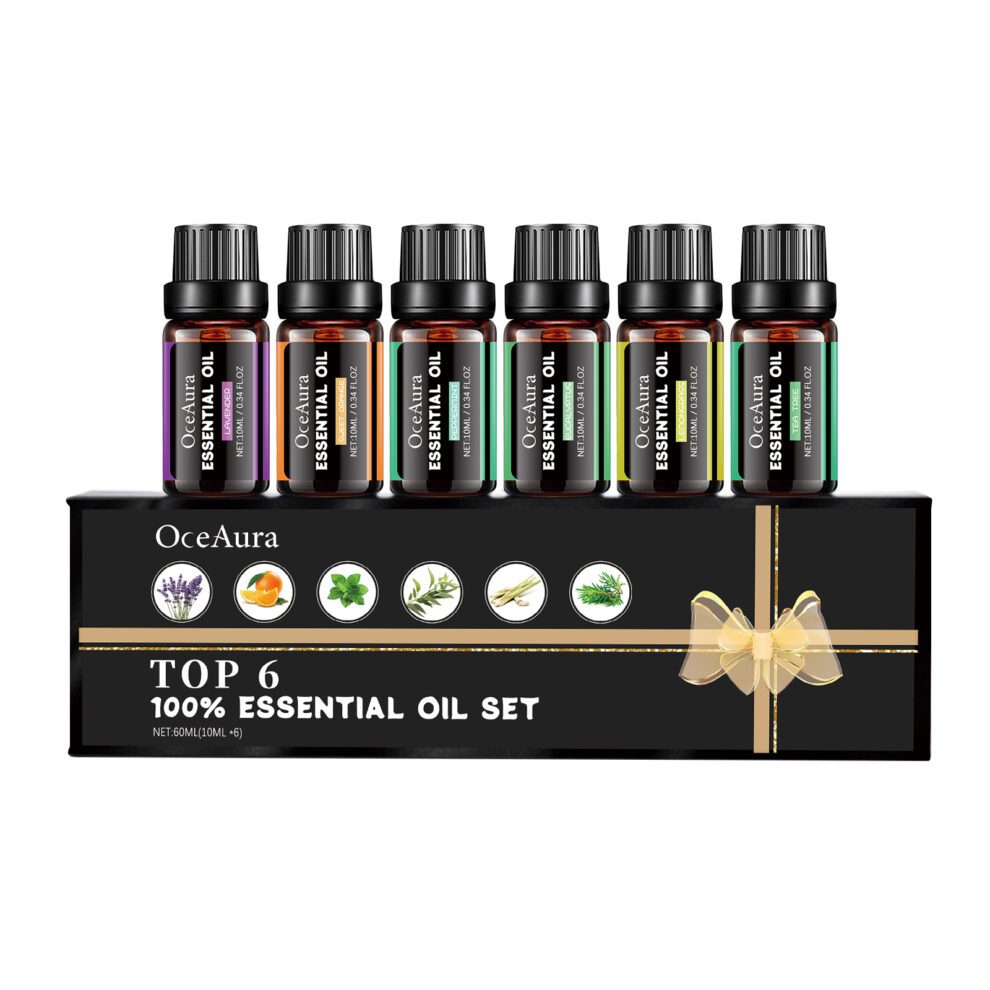 OceAura Natural Essential Oil Set - Daily Care for Soft, Hydrated Skin