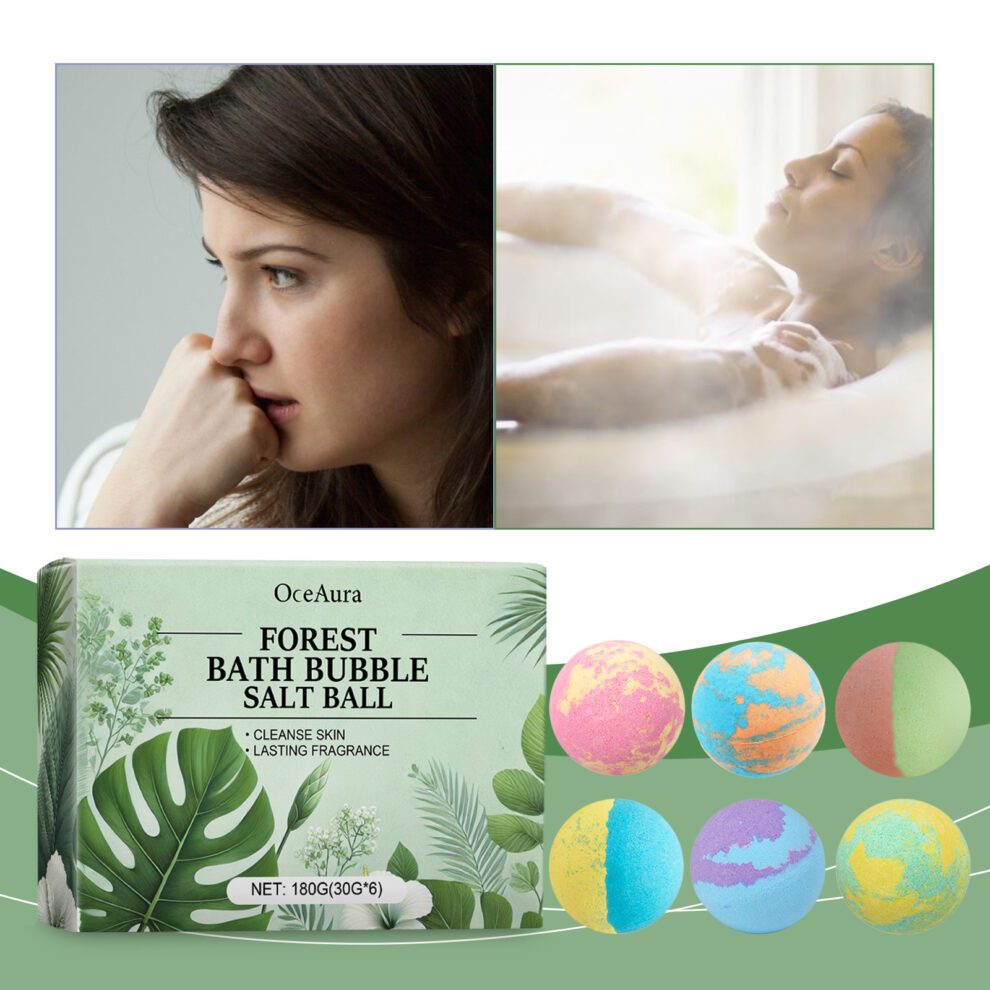 OceAura Natural Fragrant Shower Ball - Soothe & Delight Daily Bath - Image 2