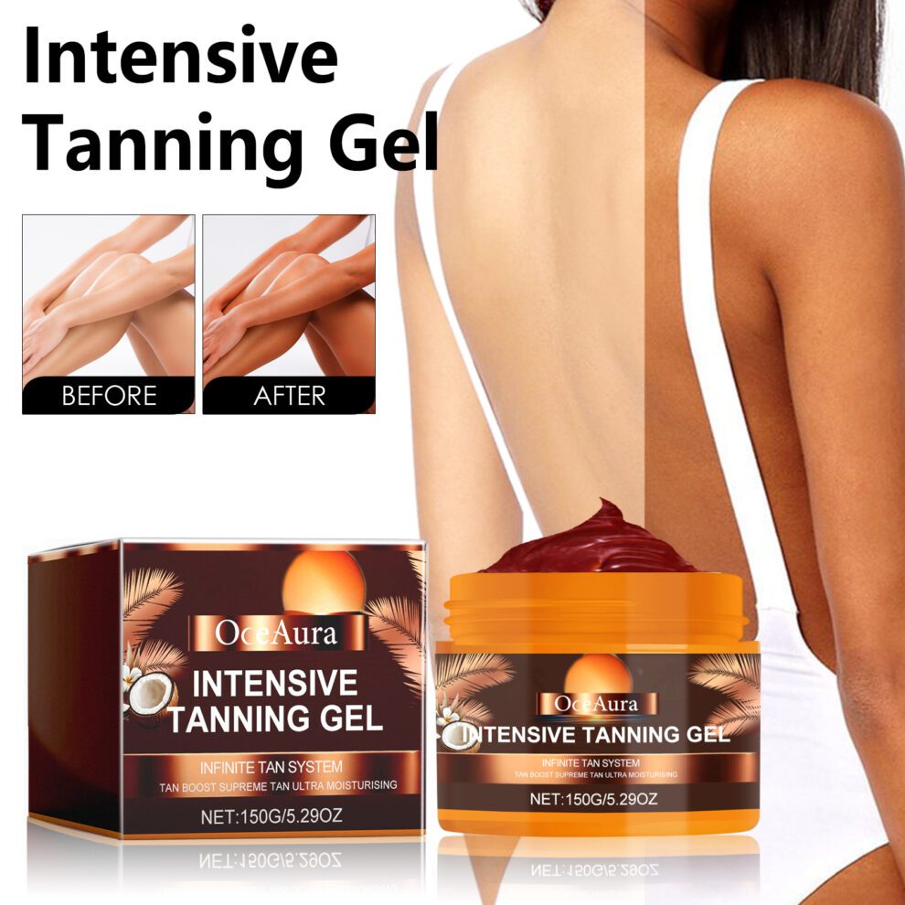 OceAura Sun-Free Tanning Gel: Natural Glow Daily Body Care - Image 2