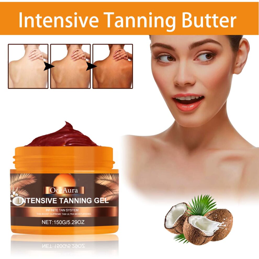 OceAura Sun-Free Tanning Gel: Natural Glow Daily Body Care - Image 3