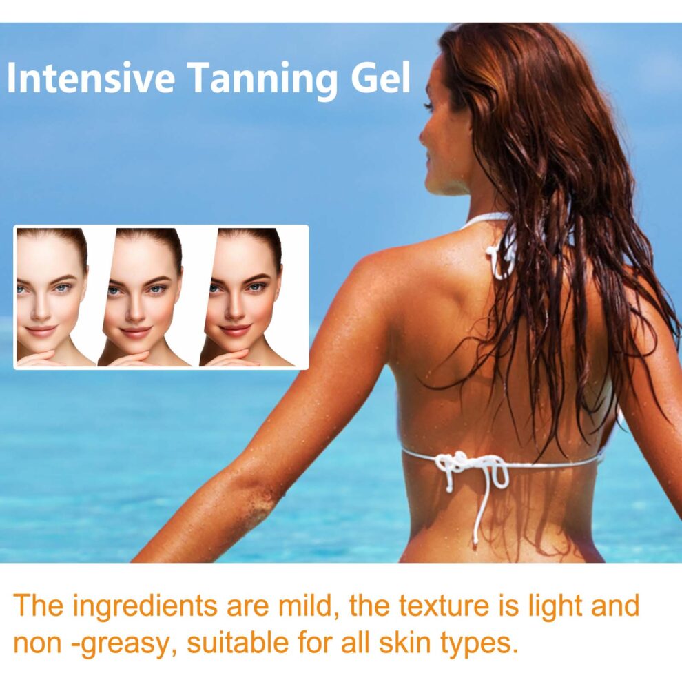 OceAura Sun-Free Tanning Gel: Natural Glow Daily Body Care - Image 4