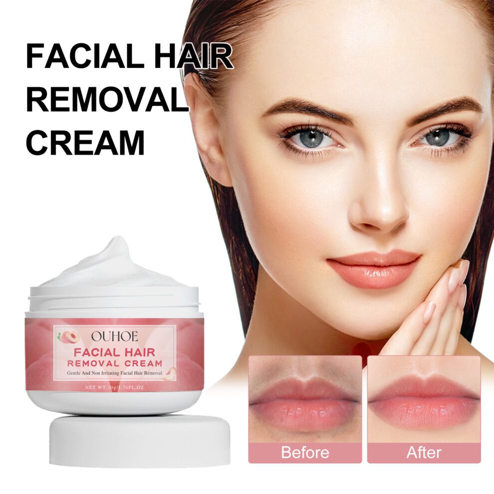 Ouhoe Peach Gentle Daily Care Hair Removal Cream for Smooth Skin - Image 2