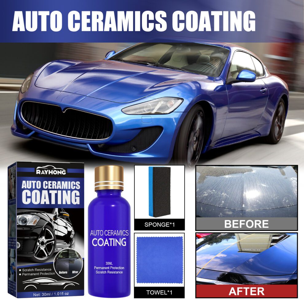 Rayhong Auto Ceramic Coating - Daily Care, Keep Car Shiny & Natural - Image 2