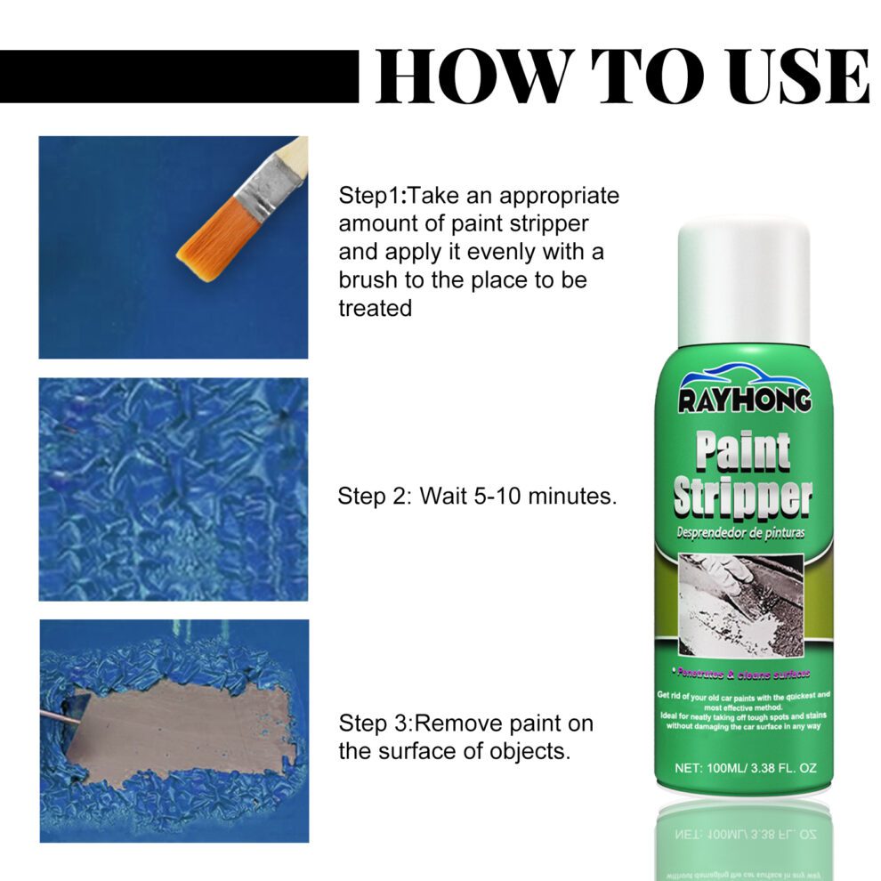 Rayhong Auto Wheel Paint Remover - Gentle Daily Care, Non-Trace Clean - Image 5