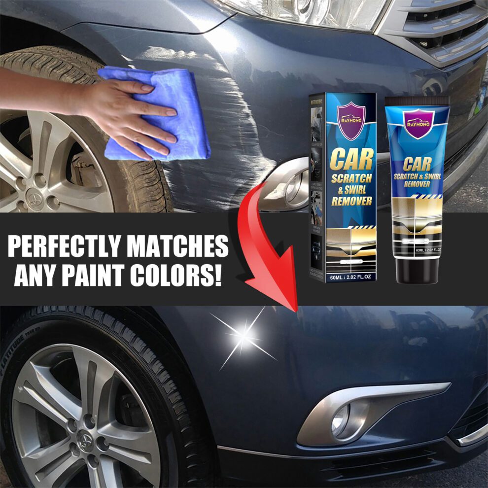 Rayhong Car Scratch Care Paste - Daily Natural Polish for Shiny Cars - Image 3