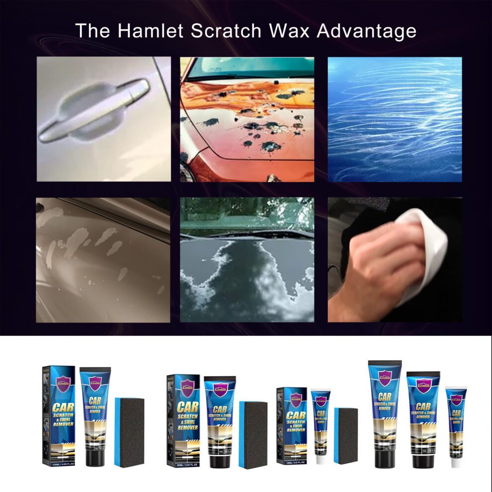 Rayhong Car Scratch Care Paste - Natural Daily Polish for Shiny Surfaces - Image 4