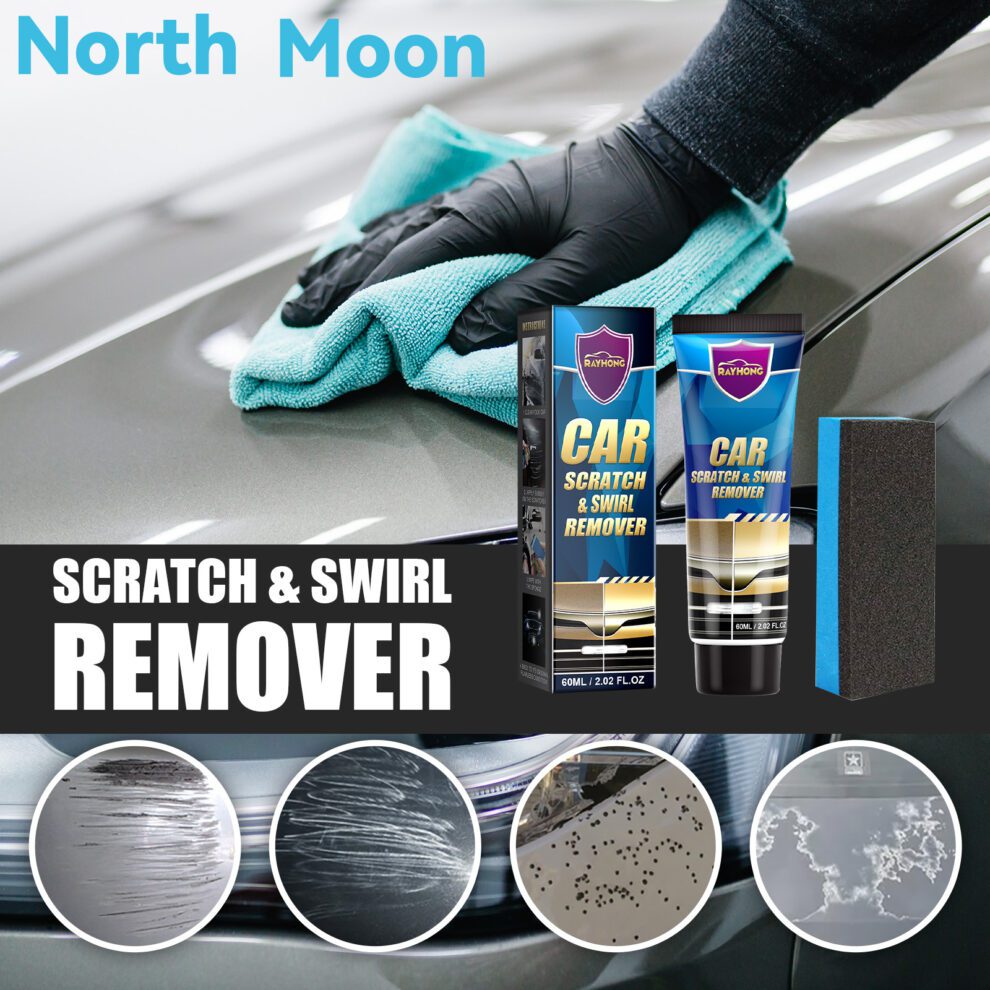 Rayhong Car Scratch Care Paste - Natural Daily Polish for Shiny Surfaces - Image 5
