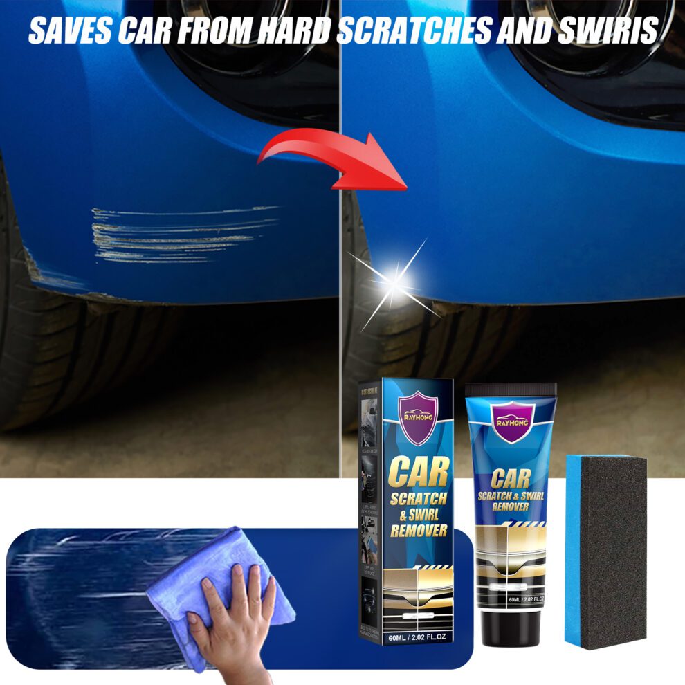 Rayhong Car Scratch Care Paste - Natural Daily Polish for Shiny Surfaces - Image 6