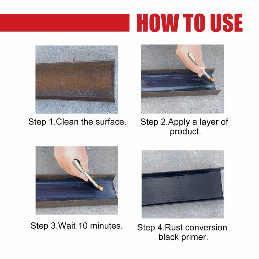 Rayhong Gentle Rust Converter - Natural Metal Care for Daily Protection - Image 6