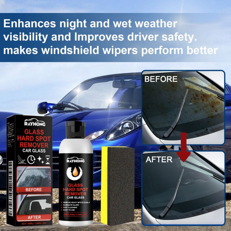 Rayhong Glass Shine Polish - Daily Care for Car & Home Glass - Image 4