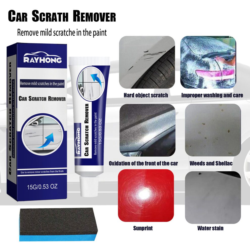 Rayhong Natural Car Scratch Care - Gentle Daily Polish for Shiny Cars - Image 3