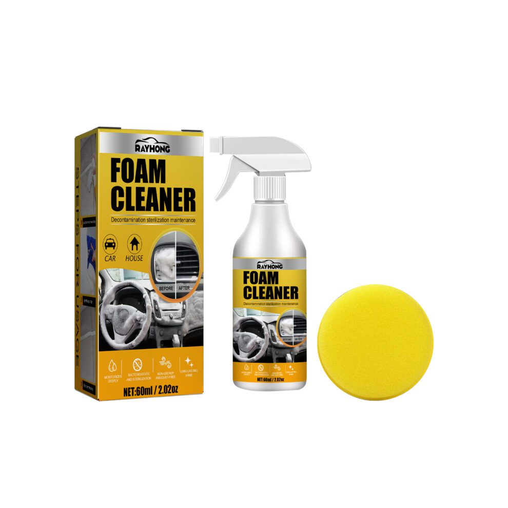 Rayhong Natural Foam Cleaner - Gentle Daily Care for Car Interiors
