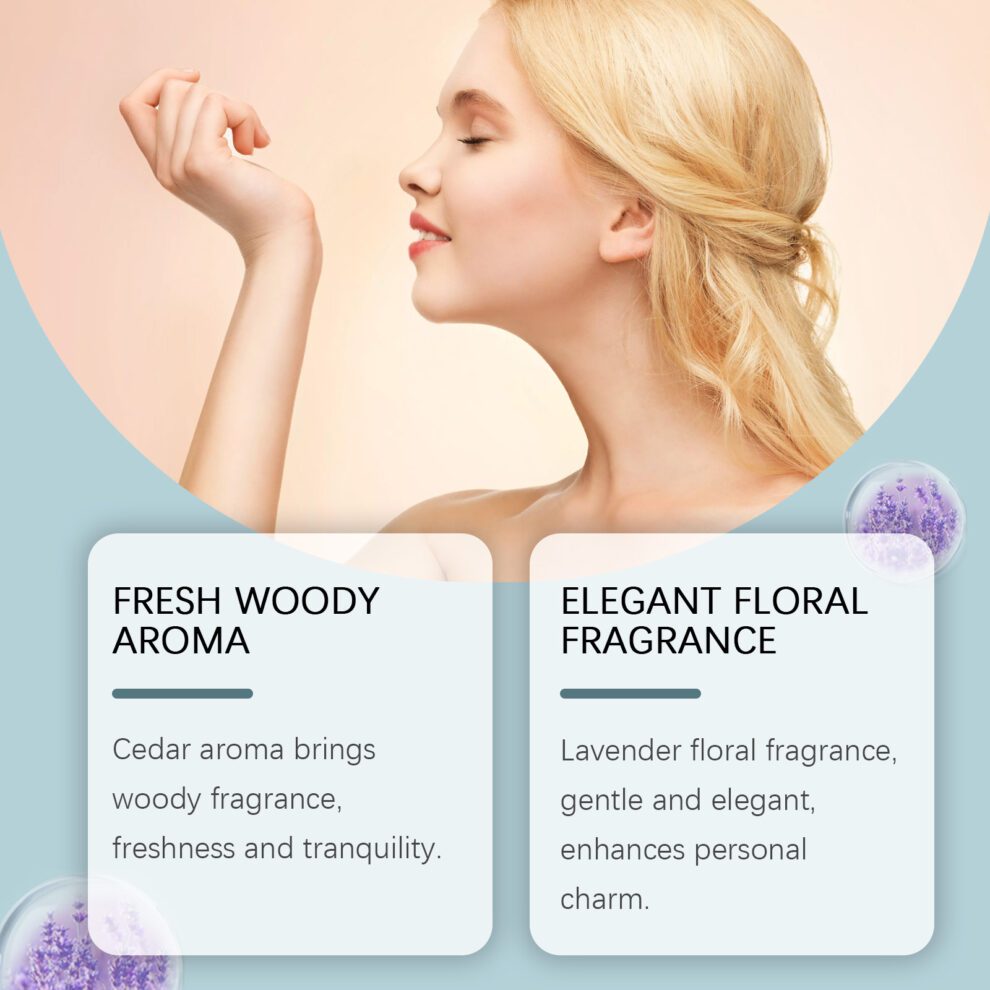 Roxelis Cedar Whisper Lavender Perfume: Fresh Natural Scent for Daily Charm - Image 4