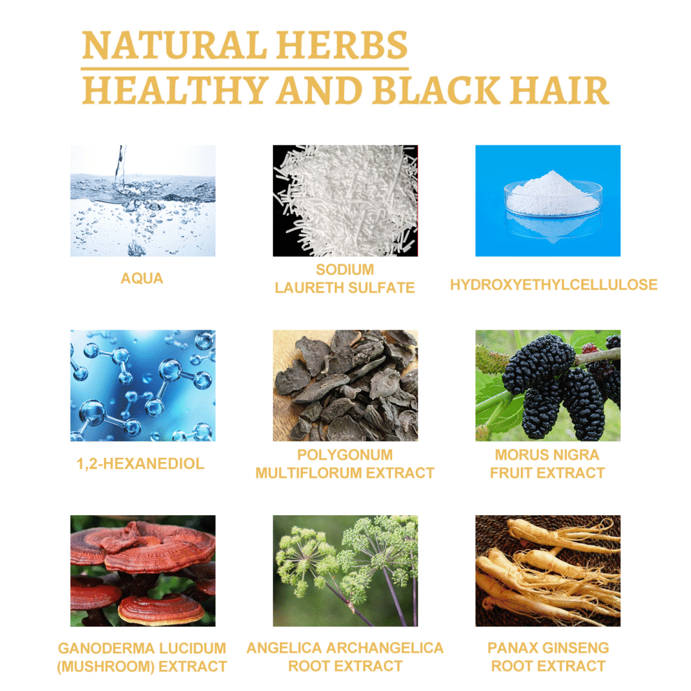 South Moon Black Ganoderma Hair Essence - Gentle Daily Nurture - Image 5