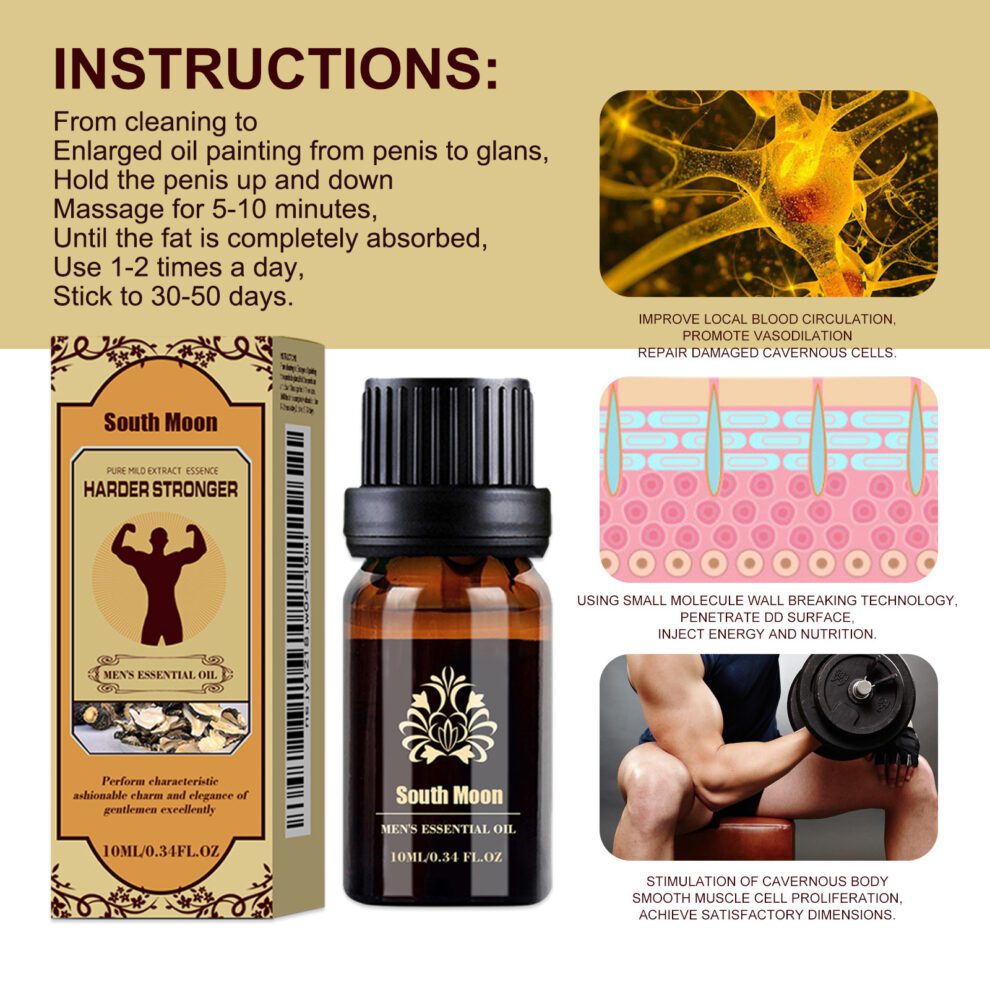 South Moon Men's Care Oil - Natural Soothe Daily Wellness - Image 6