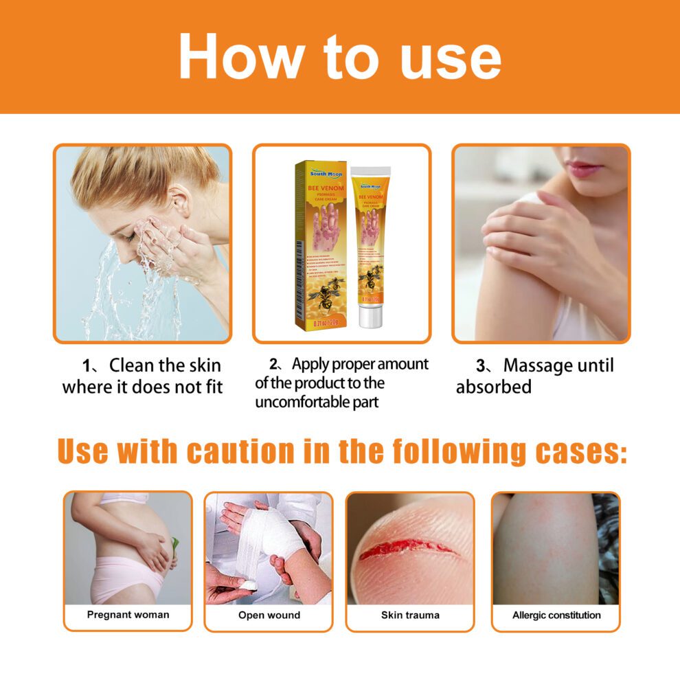South Moon Natural Bee Venom Cream - Soothe Itchy Daily Care - Image 6